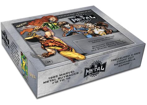 marvel x-men metal universe box|marvel x men hobby box.